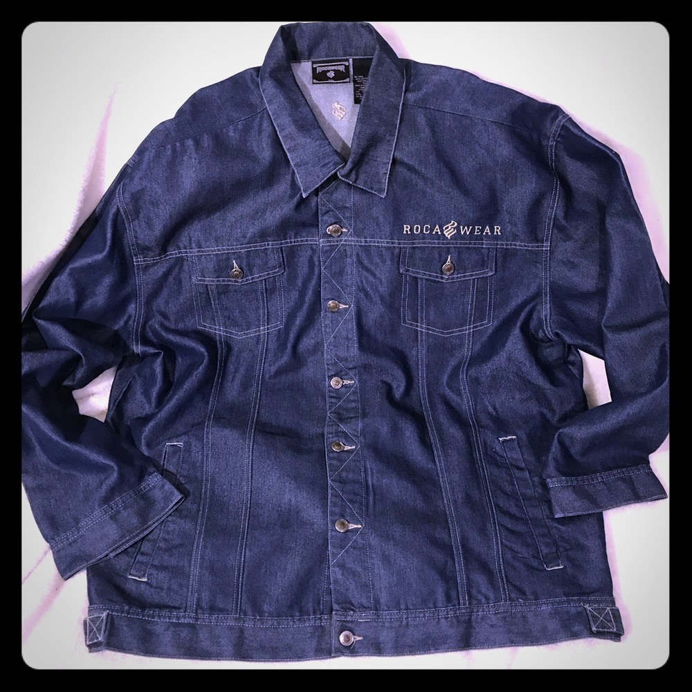 🈯️ROCAWEAR DENIM JACKET🈯️ size 2XL🈯️